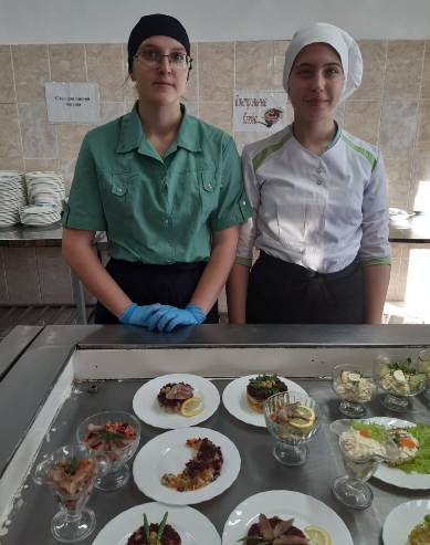 Открытый урок учебной практики «Холодные блюда и закуски»