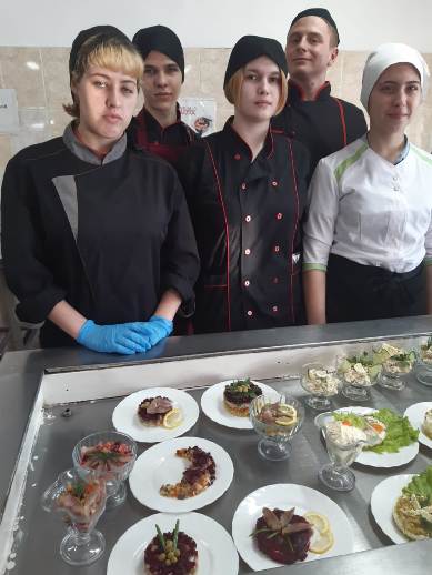 Открытый урок учебной практики «Холодные блюда и закуски»